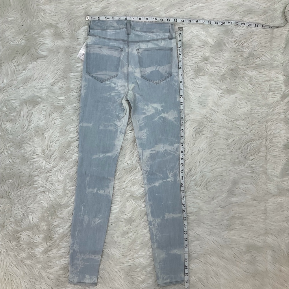L’AGENCE Light Blue Bleached Denim Jeans Size 25 - Picture 2 of 3
